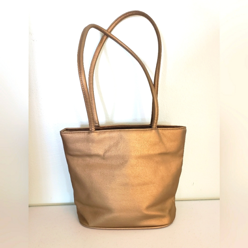 Bueno Women’s Gold Purse Faux Leather Medium Shoulder Bag.